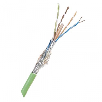 六类屏蔽SF/UTP,4P,PVC,线缆,500米/轴,蓝色